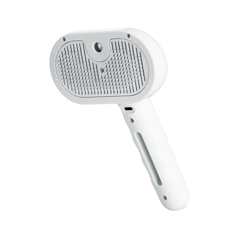 New Chevaroo Horse Steam Brush, Chevaroo 3-in-1 Self-Cleaning Steam Pet Brush For Shedding, Pet Steam Brush, Silicone Bristle Head 360 Rotating Pet Steam Brush
